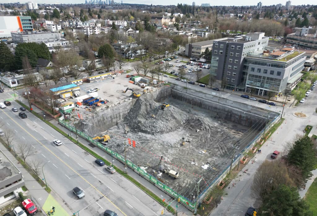 A skyview of CCEAI site looking south east