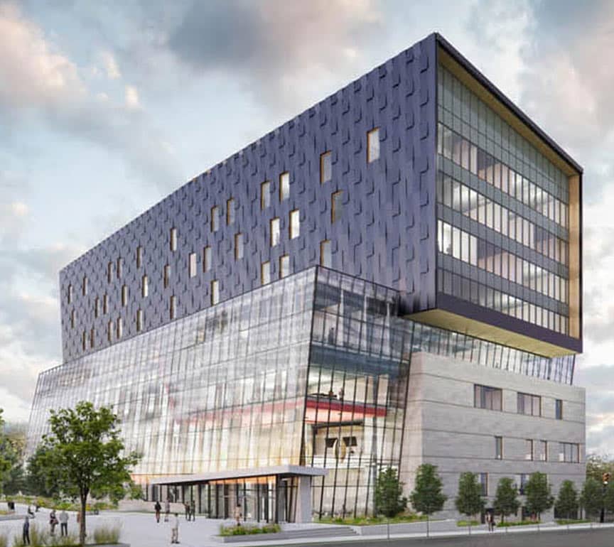 Centre for Clean Energy and Automotive Innovation rendering of a new building