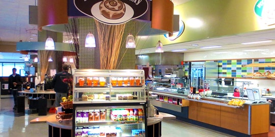 Broadway campus cafeteria