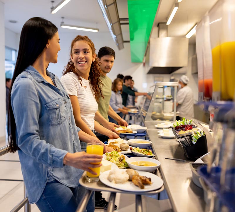 Downtown campus cafeteria