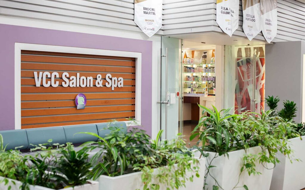Exterior of the VCC Salon & Spa