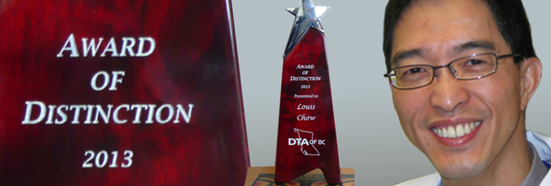 louis chow wins dental technology award