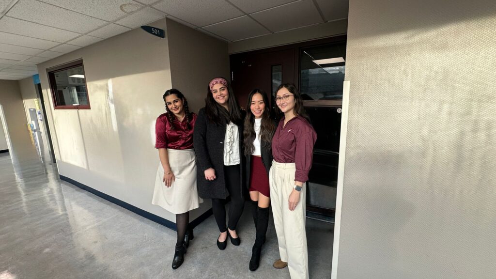 2026 Student Showcase Winners Katie Munroe, Tiana Glennon, Teresa Yuh, and Donya Roshan